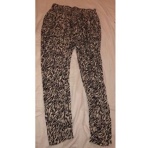 Pattern Drapey Harem Pants